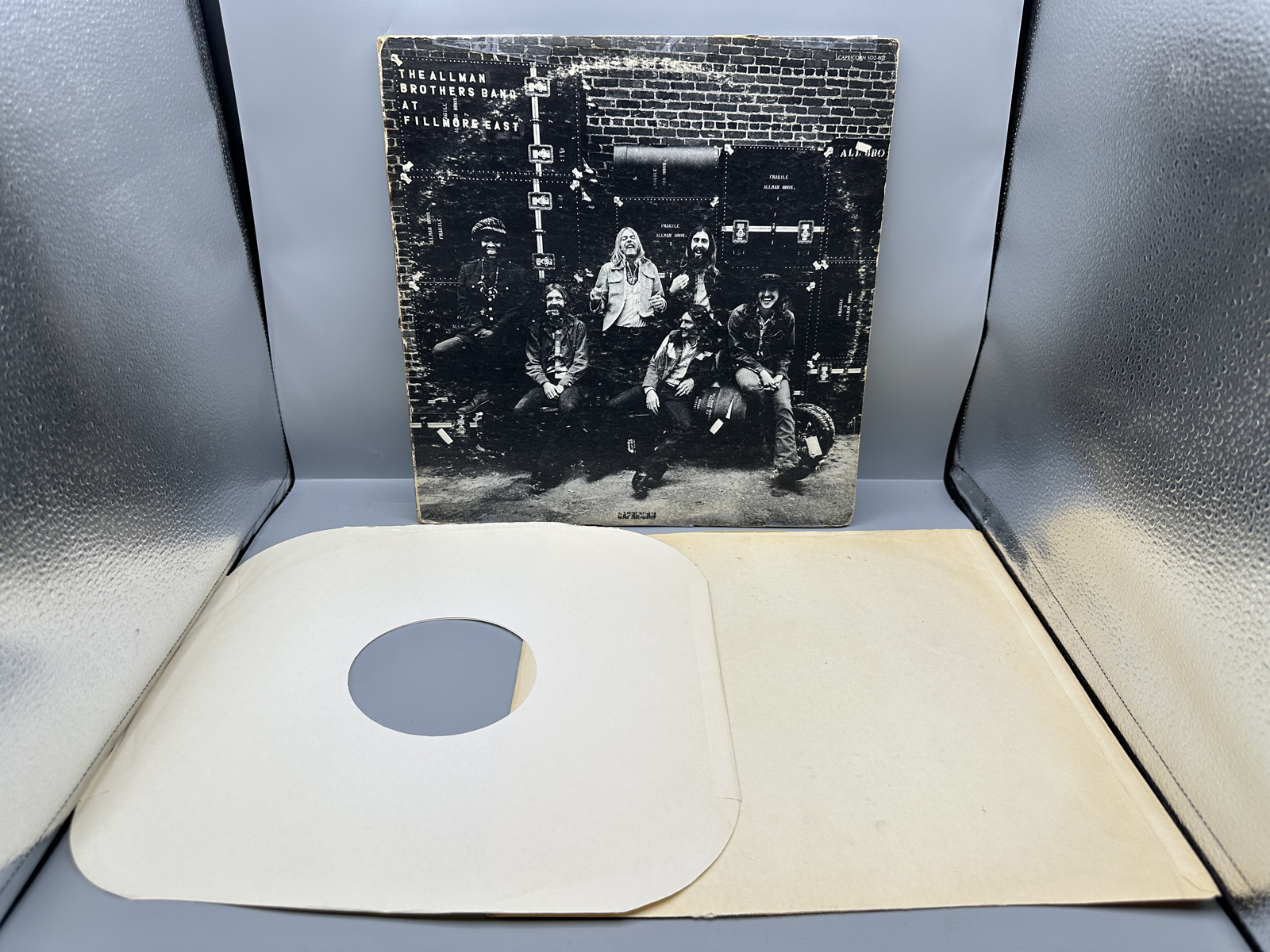 1971 Capricorn Records The Allman Brothers Band At Fillmore East Double LP Vinyl Album - SD 2-802