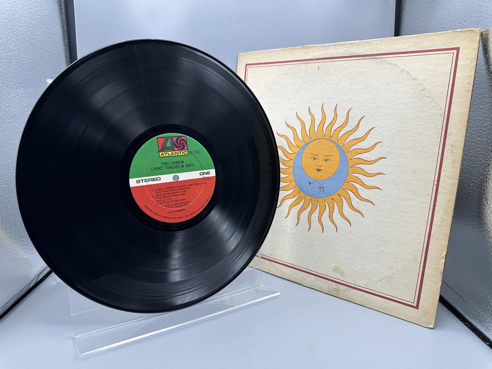 1973 Atlantic Records King Crimson Larks' Tongues in Aspic Vinyl Album - SD 7263