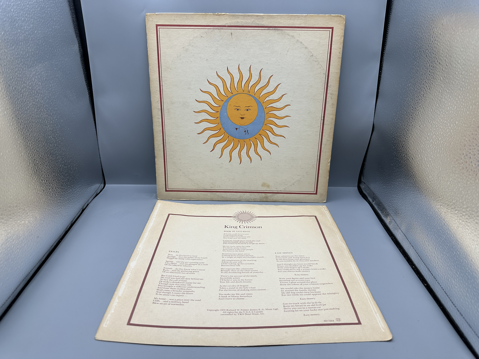 1973 Atlantic Records King Crimson Larks' Tongues in Aspic Vinyl Album - SD 7263