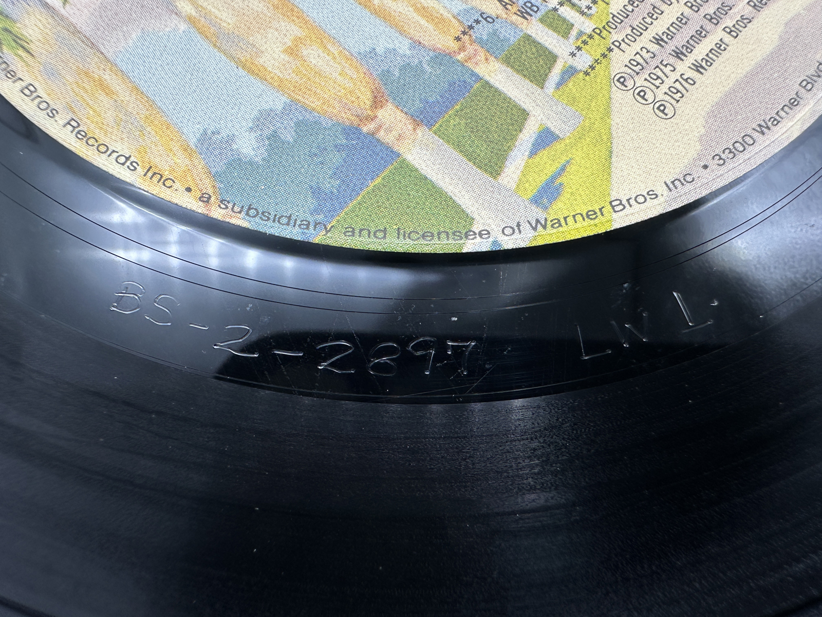 1976 Warner Bros. Records Faces "Snakes and Ladders The Best of Faces" Vinyl Album - BS 2897