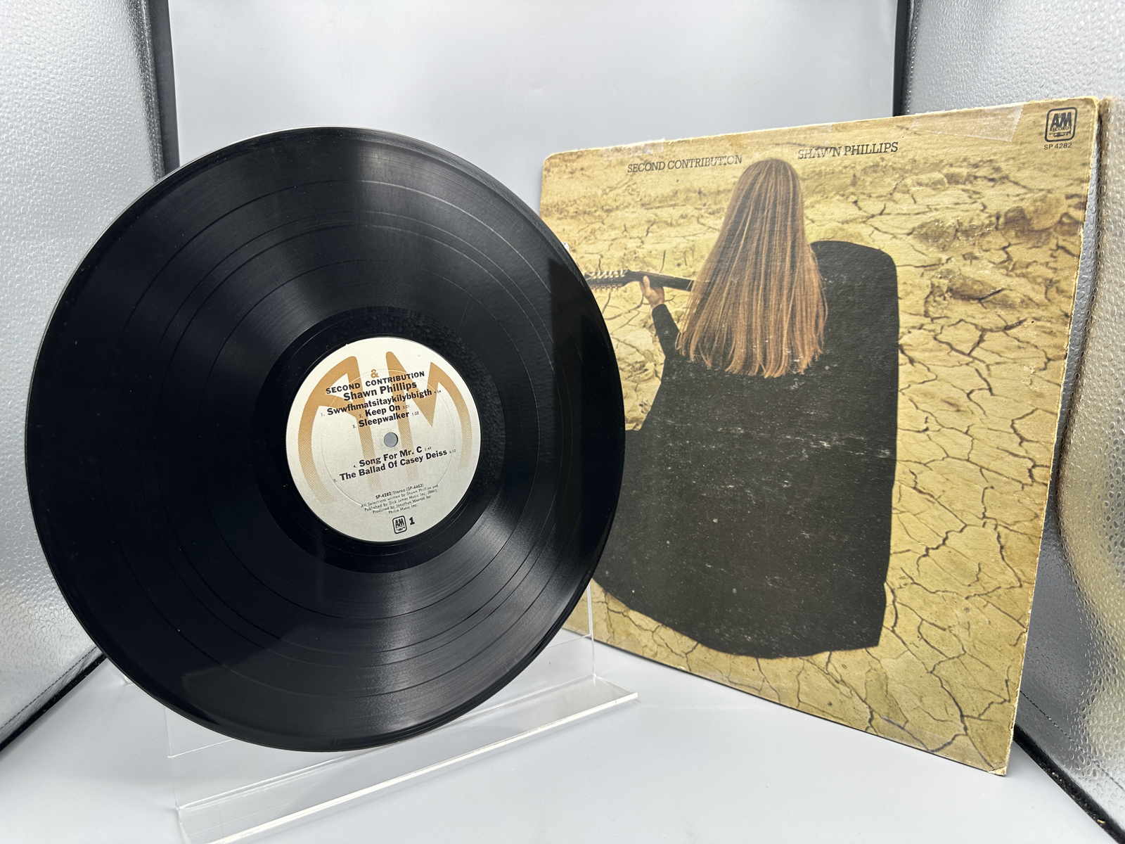 1970 A&M Records Shawn Phillips Second Contribution Vinyl Album - SP-4282