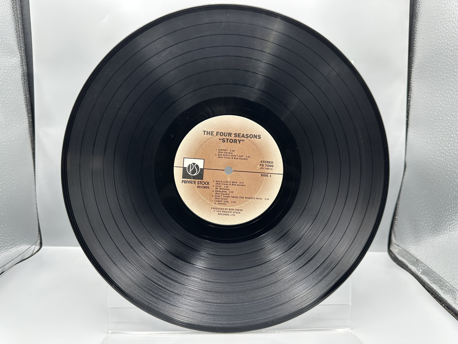 1975 Private Stock Records The Four Seasons "Story" Double LP Vinyl Album - PS 7000