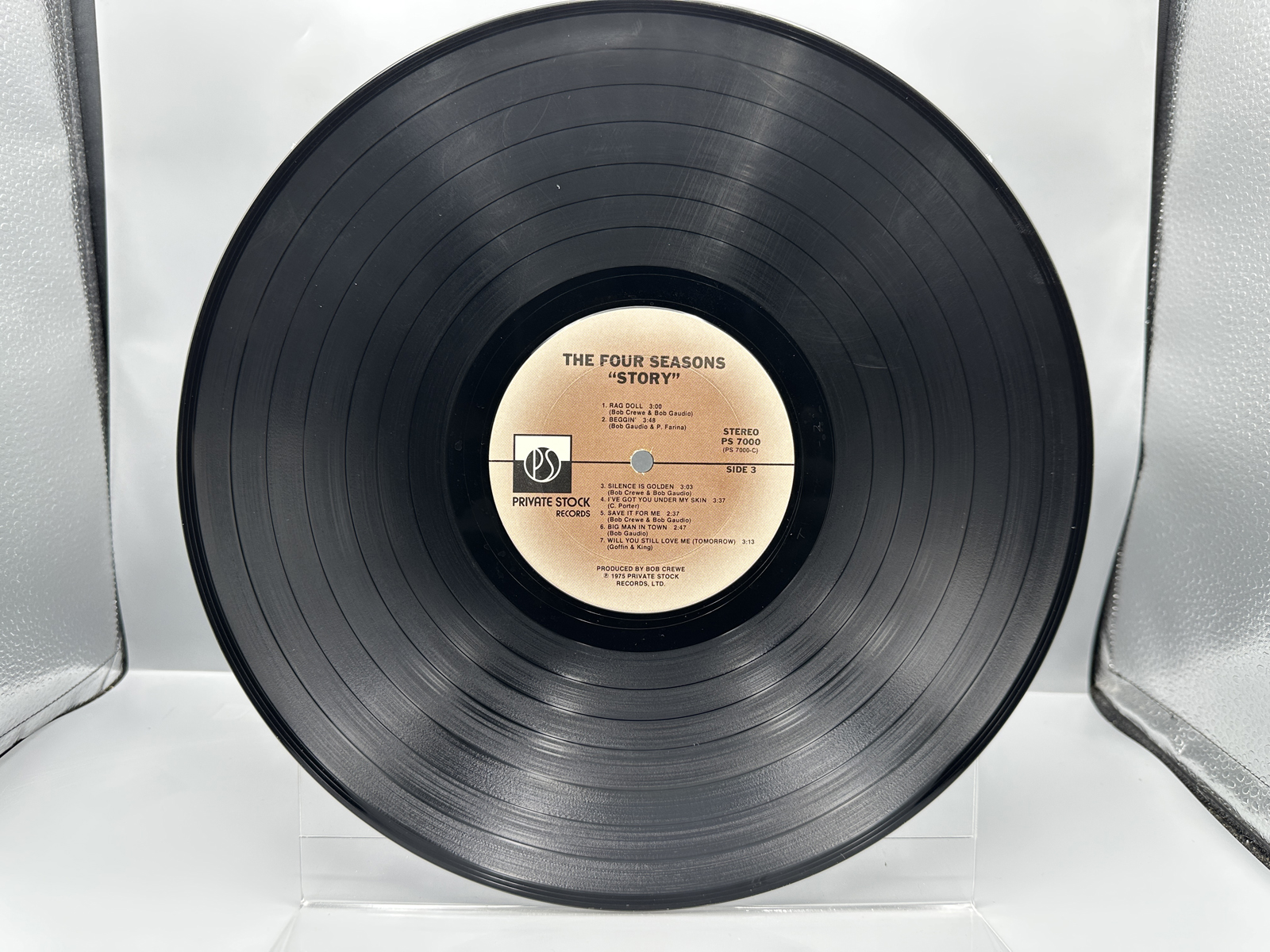 1975 Private Stock Records The Four Seasons "Story" Double LP Vinyl Album - PS 7000