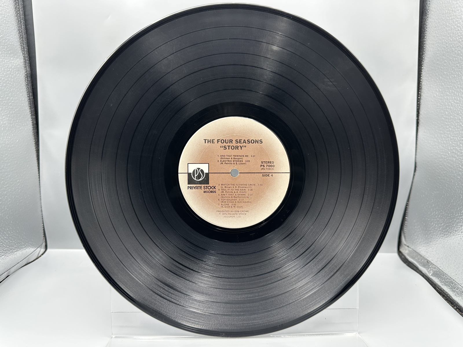 1975 Private Stock Records The Four Seasons "Story" Double LP Vinyl Album - PS 7000