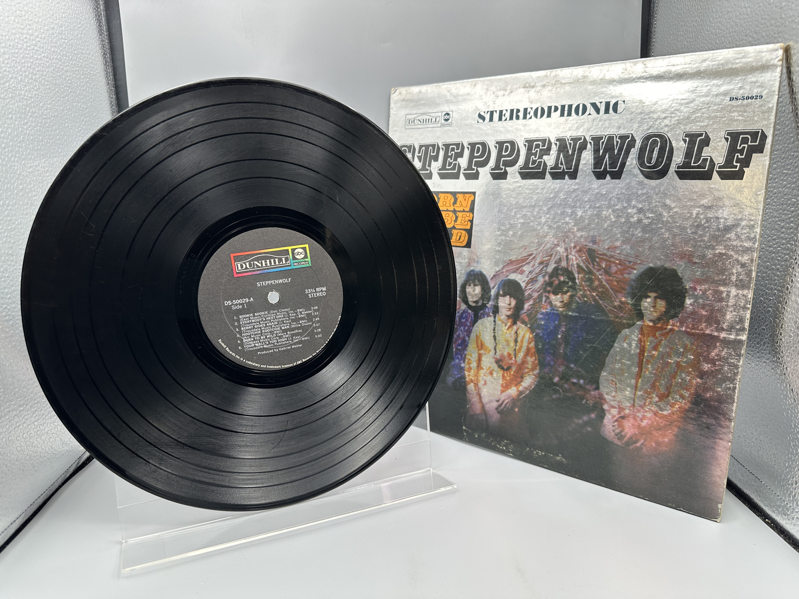 1968 Dunhill/ABC Records Steppenwolf Self Titled Vinyl Album - DS-50029