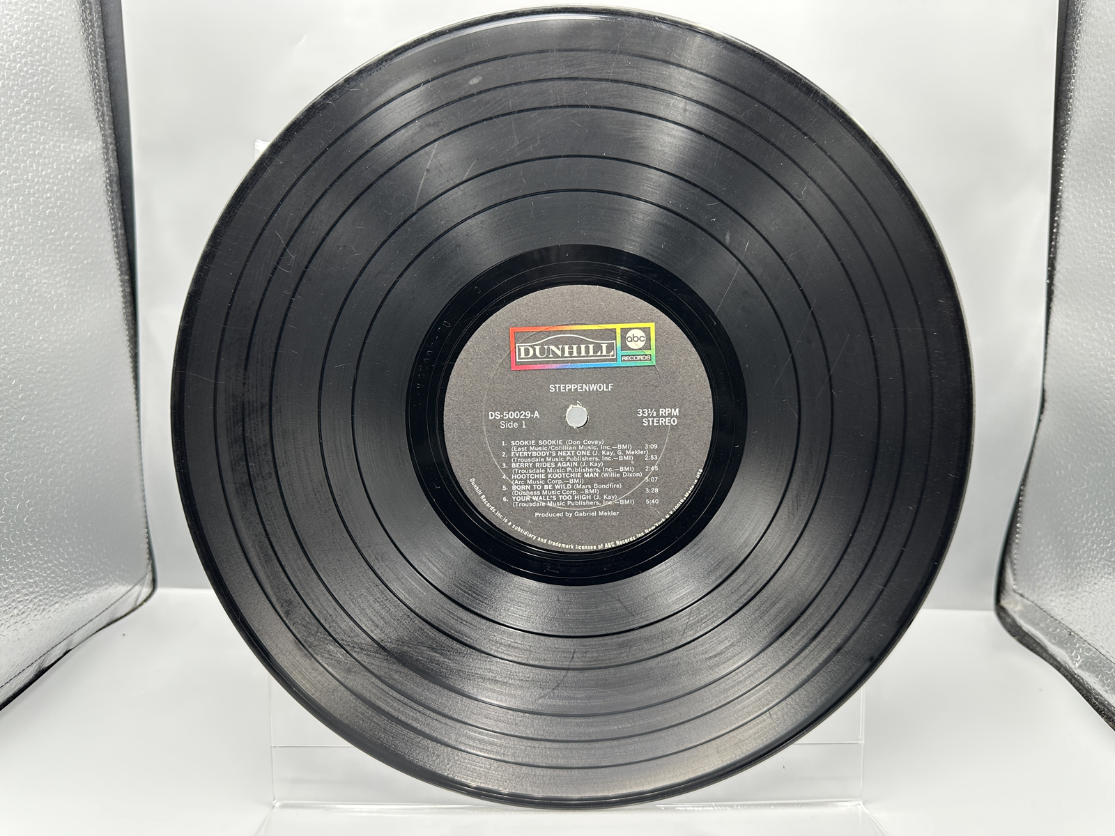 1968 Dunhill/ABC Records Steppenwolf Self Titled Vinyl Album - DS-50029