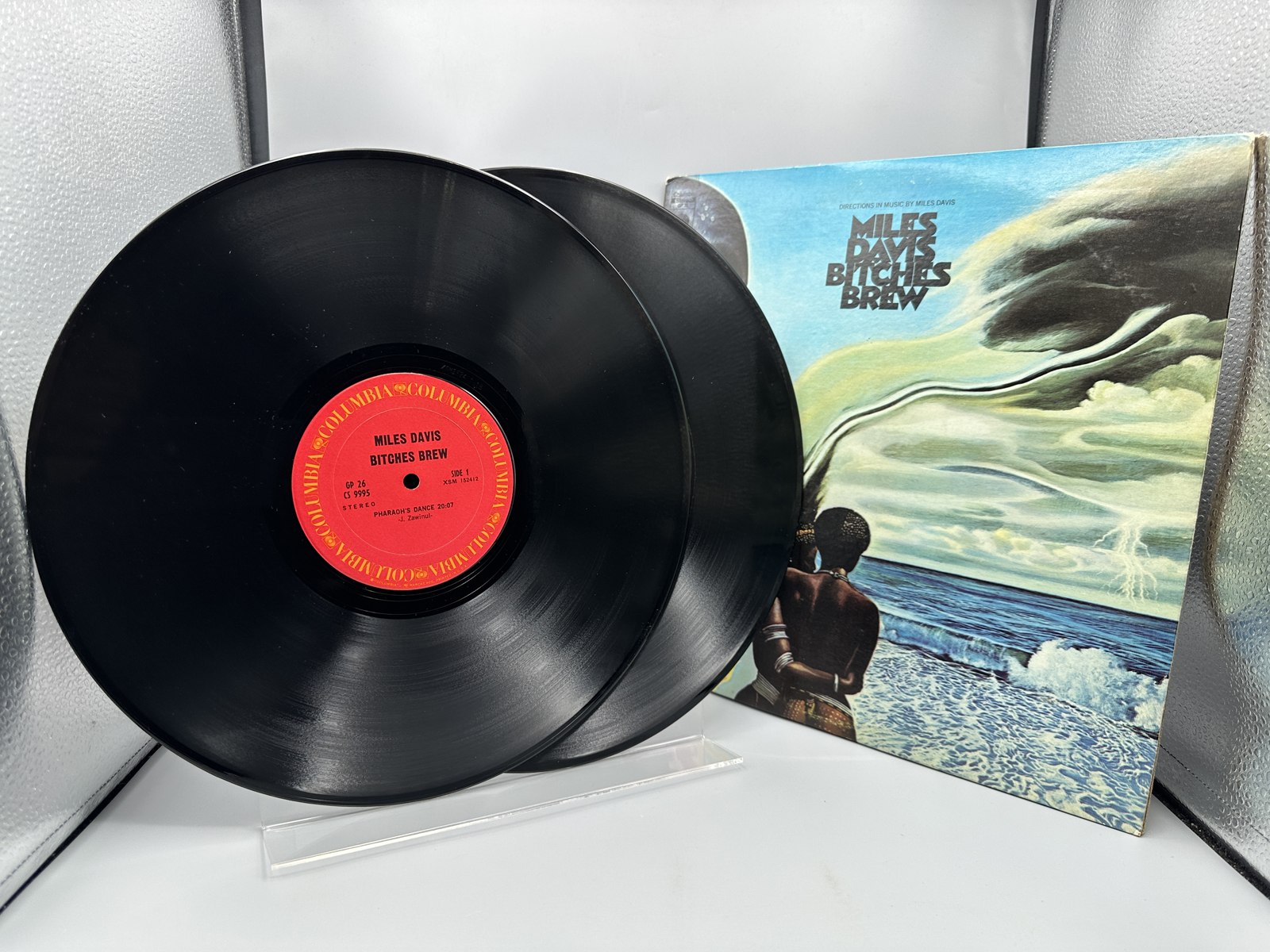 1970 Columbia Records Miles Davis Bitches Brew Double LP Vinyl Album - GP 26