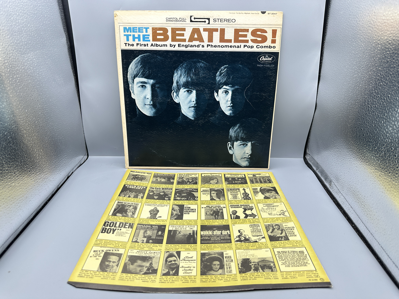 1964 Capitol Records The Beatles Meet The Beatles! Vinyl Album - ST-2047