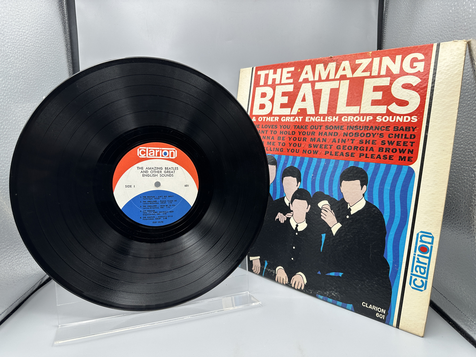1965 Clarion Records The Amazing Beatles & Other Great English Group Sounds Vinyl Album - 601