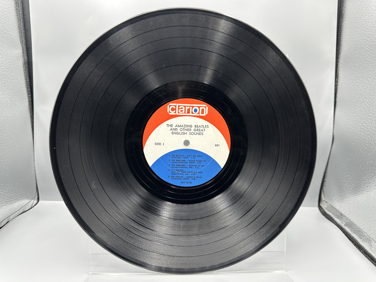 1965 Clarion Records The Amazing Beatles & Other Great English Group Sounds Vinyl Album - 601