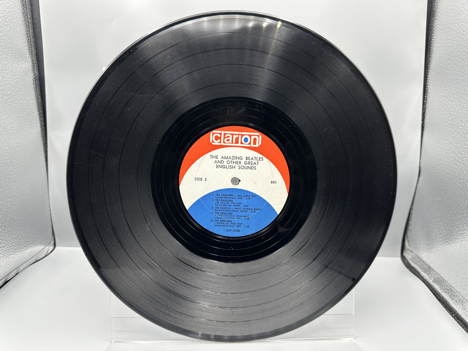 1965 Clarion Records The Amazing Beatles & Other Great English Group Sounds Vinyl Album - 601