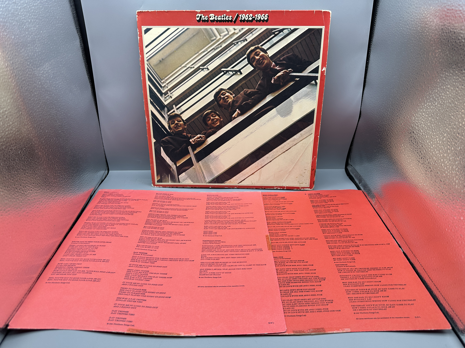 1973 Apple Records EMI Electrola The Beatles 1962-1966 "The Red Album" Double LP German Vinyl Album - C 188-05 307