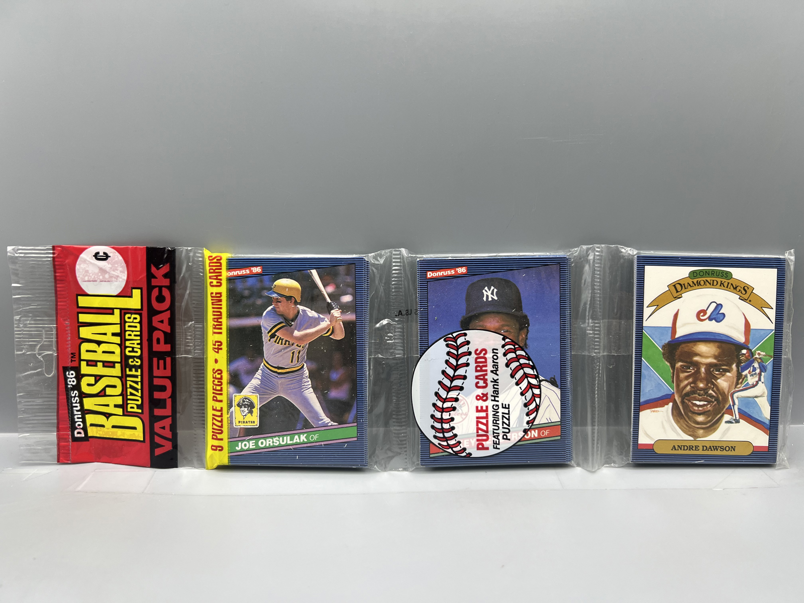 1986 Donruss Baseball Unopened Rack Pack