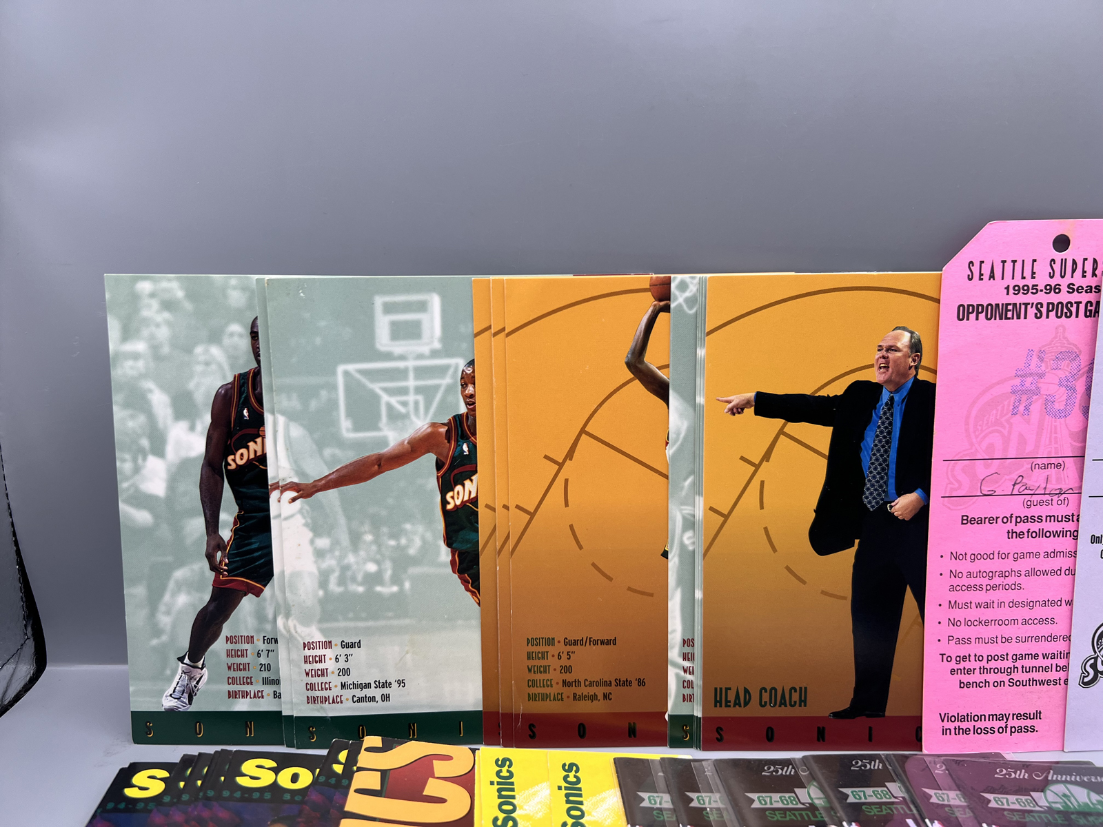 Assorted Basketball Memorabilia Lot W/ Unopened Packs & Ticket Stubs