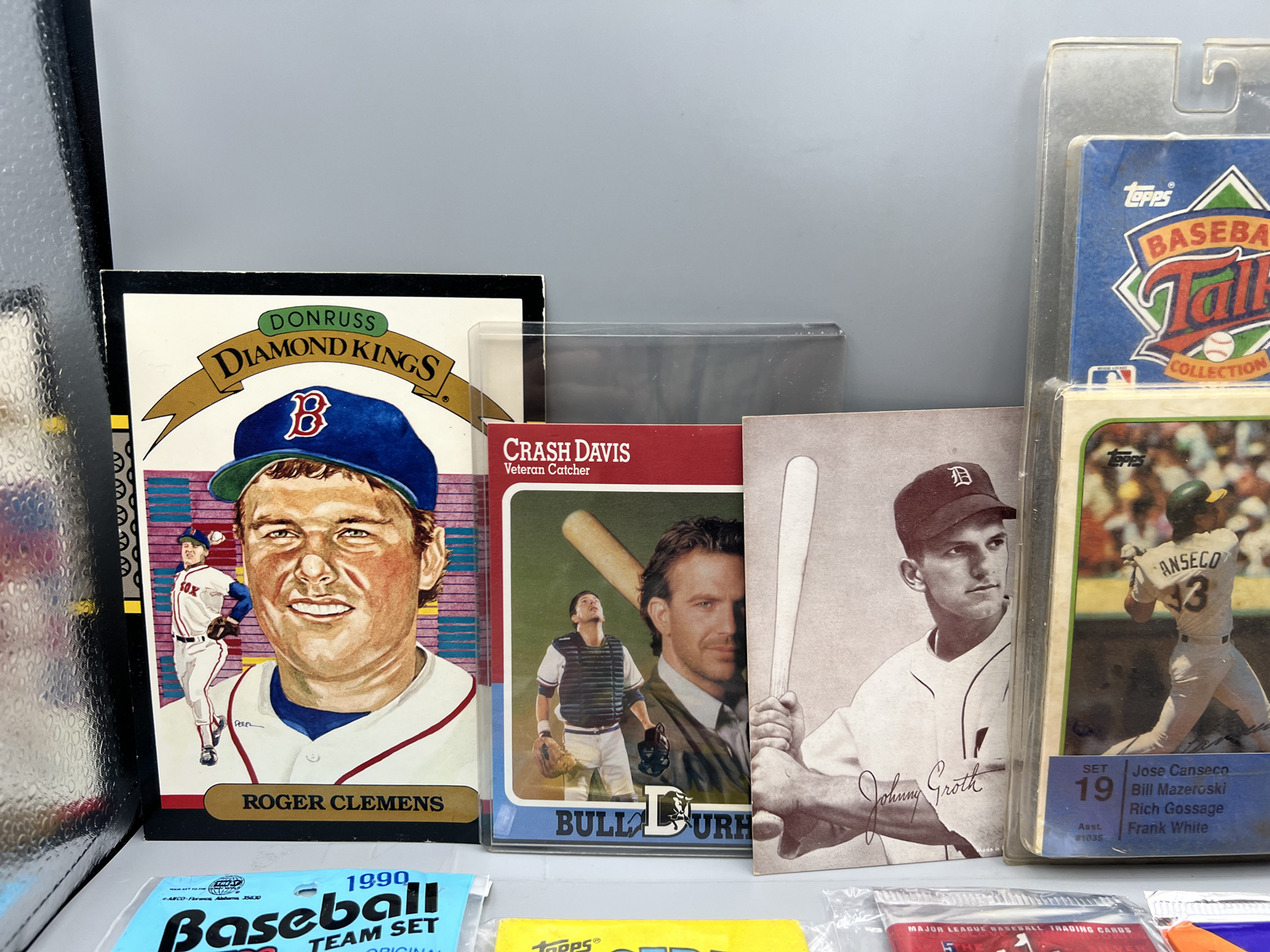 Assorted Baseball Memorabilia Lot W/ Unopened Packs