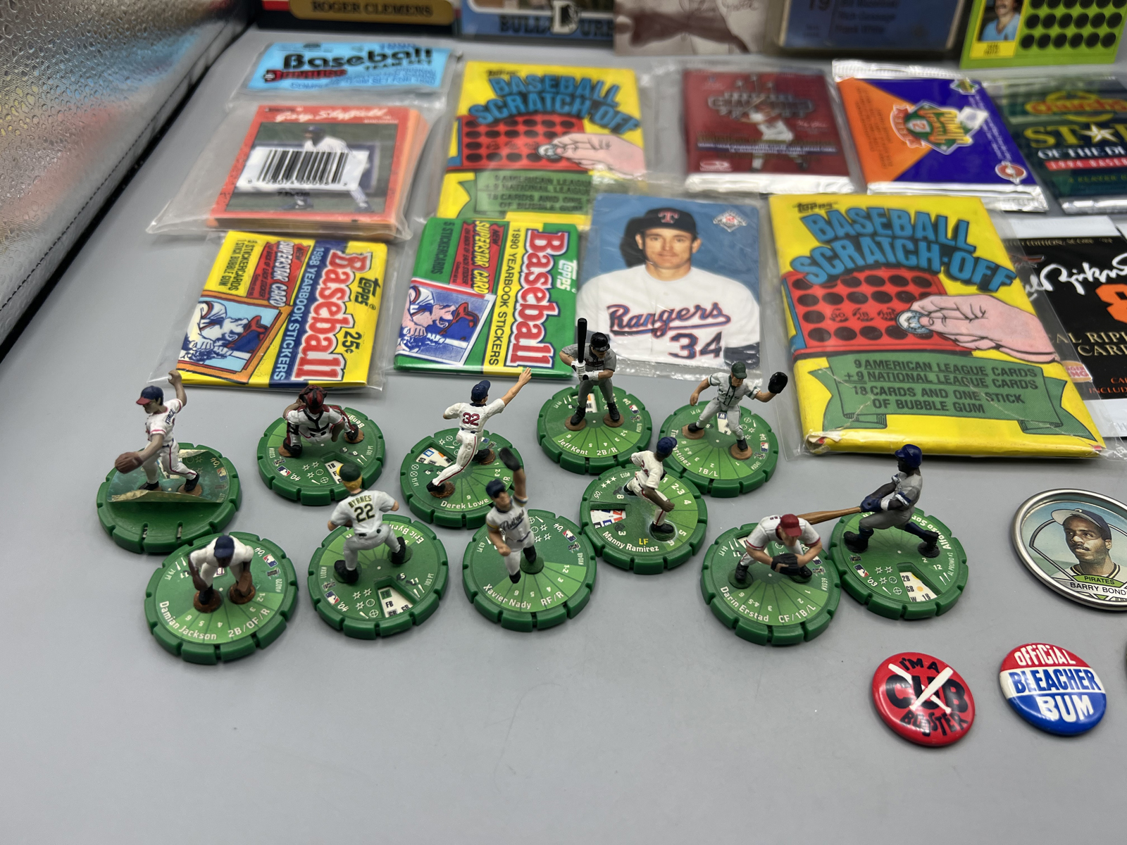 Assorted Baseball Memorabilia Lot W/ Unopened Packs