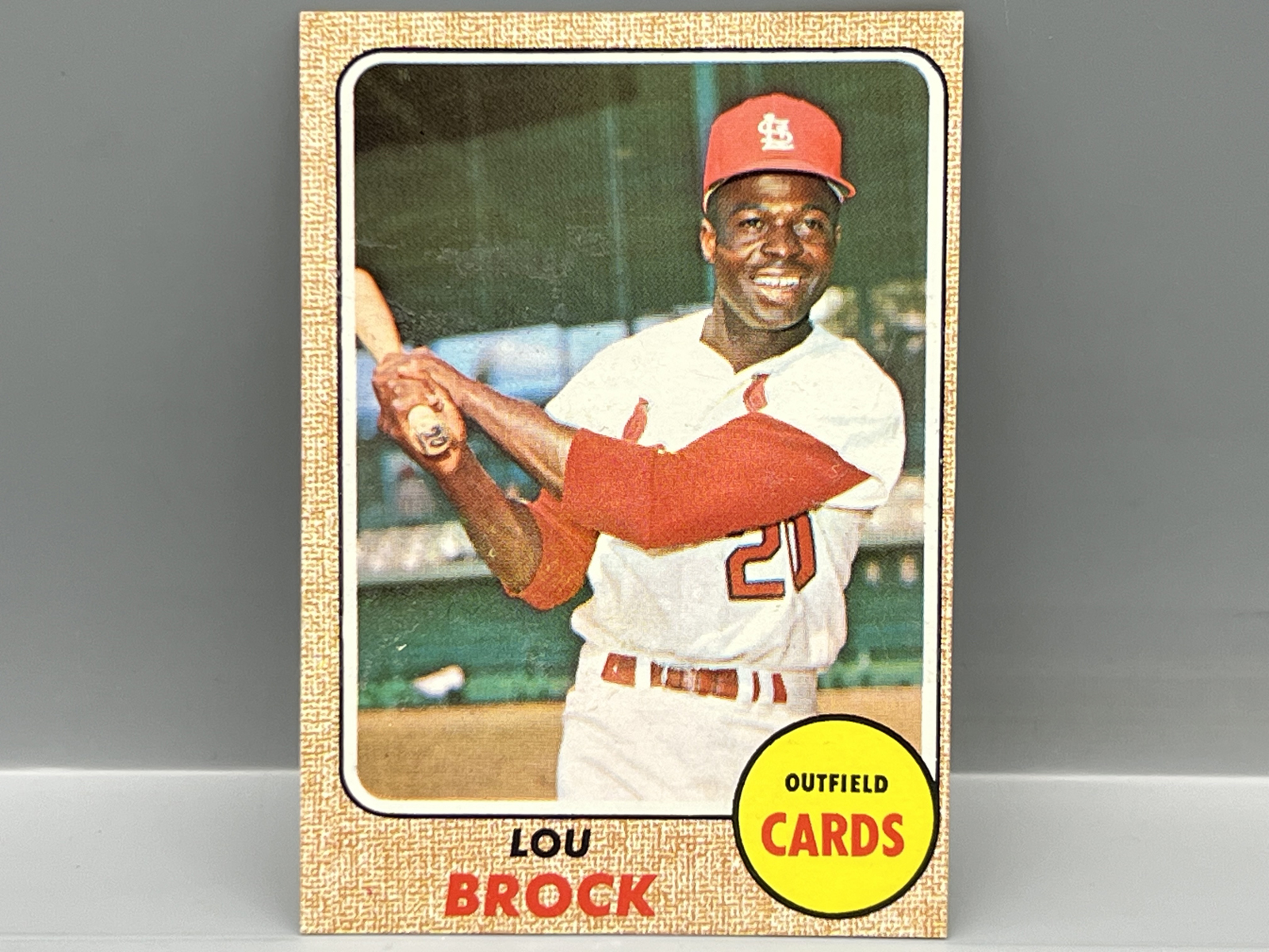 1968 Topps Lou Brock #520
