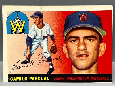 1955 Topps Camilo Pascual RC #84