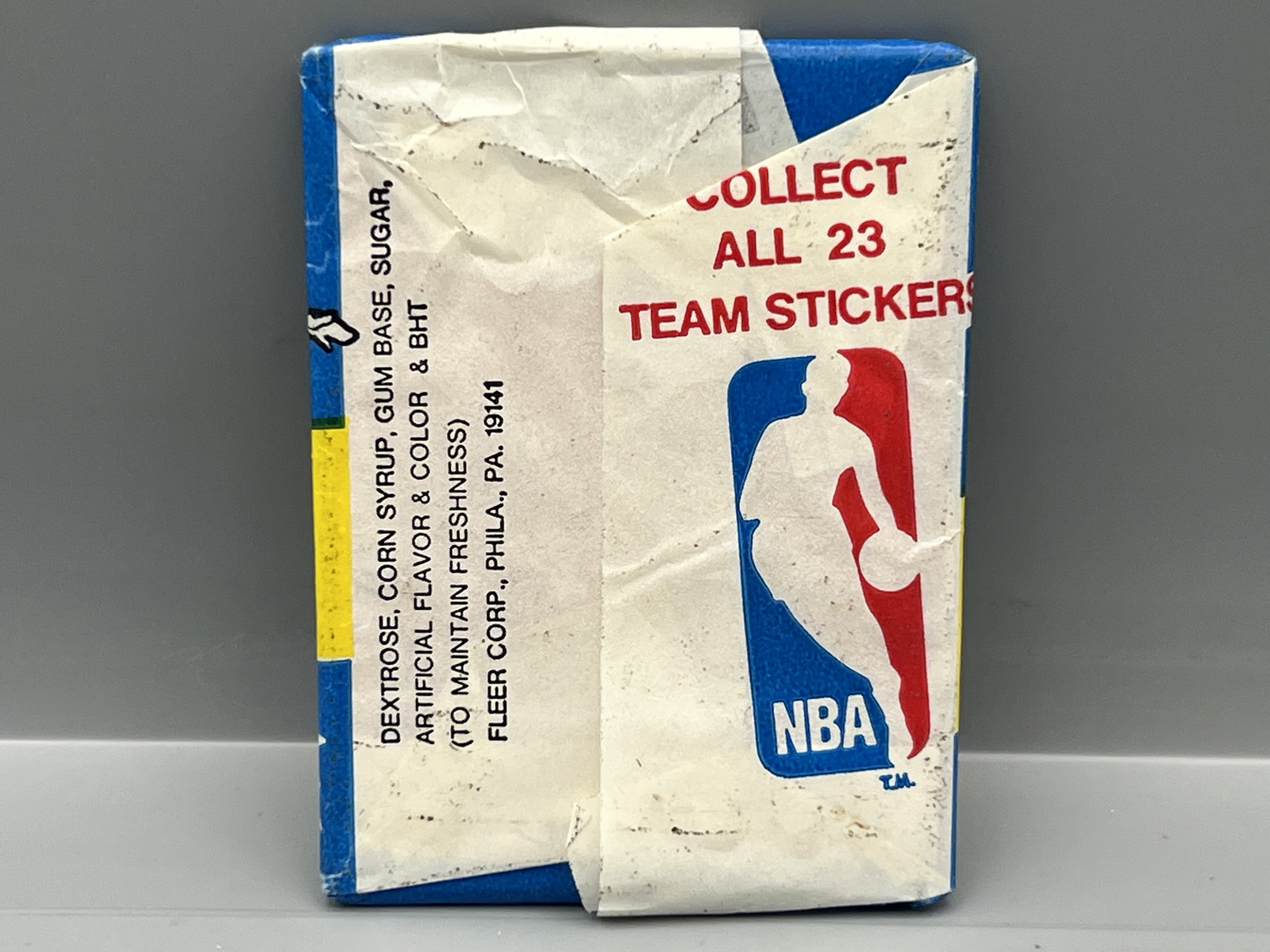1980-81 Fleer Basketball Unopened Team Sticker Pack
