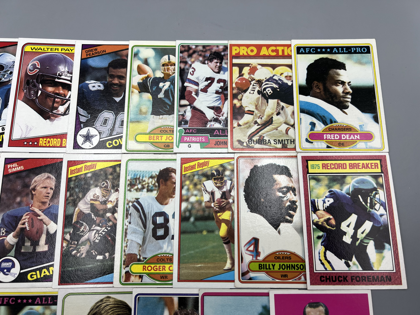 (22) Assorted Vintage Football Cards W/ Many Stars - Varying Conditions