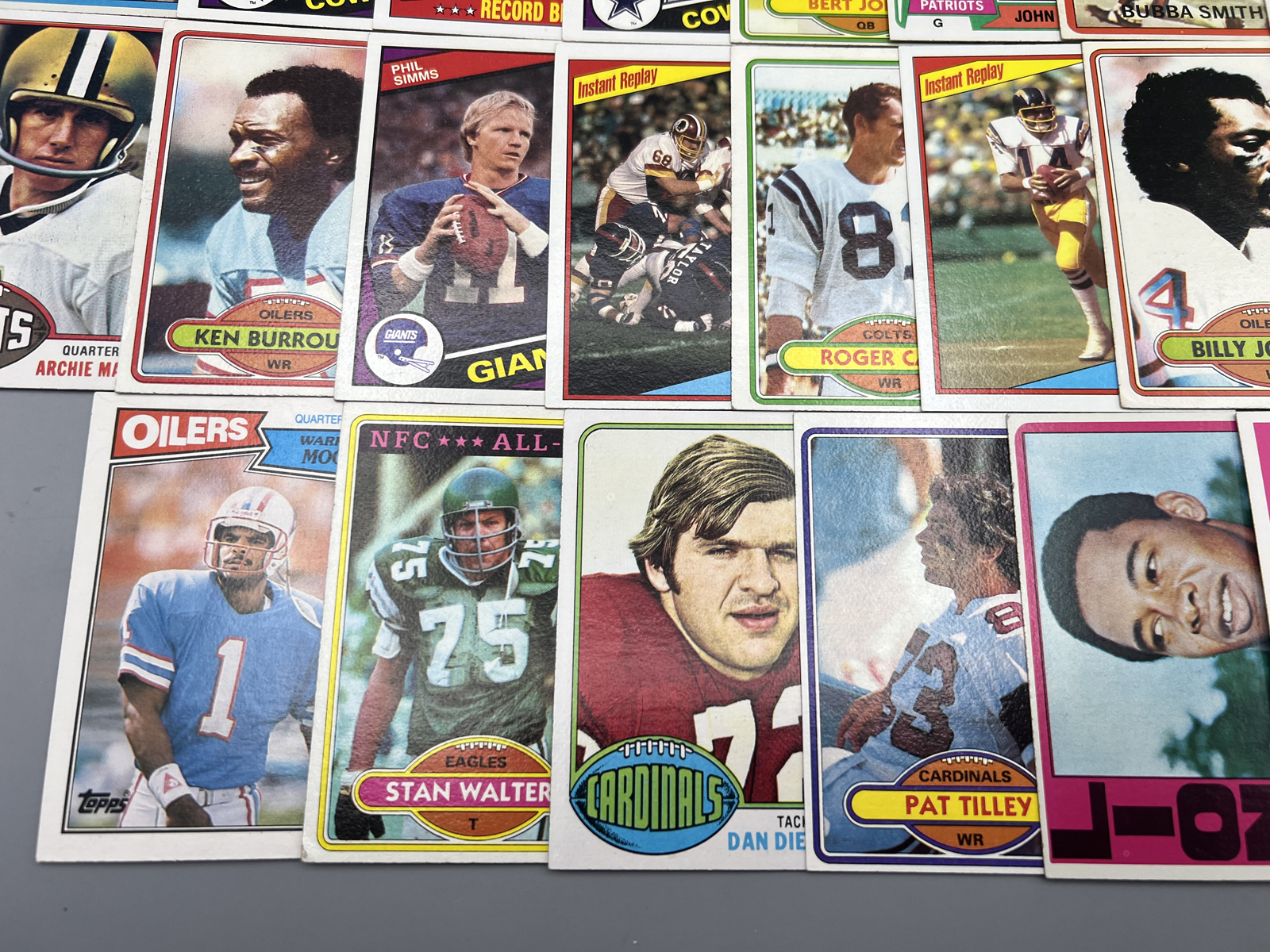 (22) Assorted Vintage Football Cards W/ Many Stars - Varying Conditions