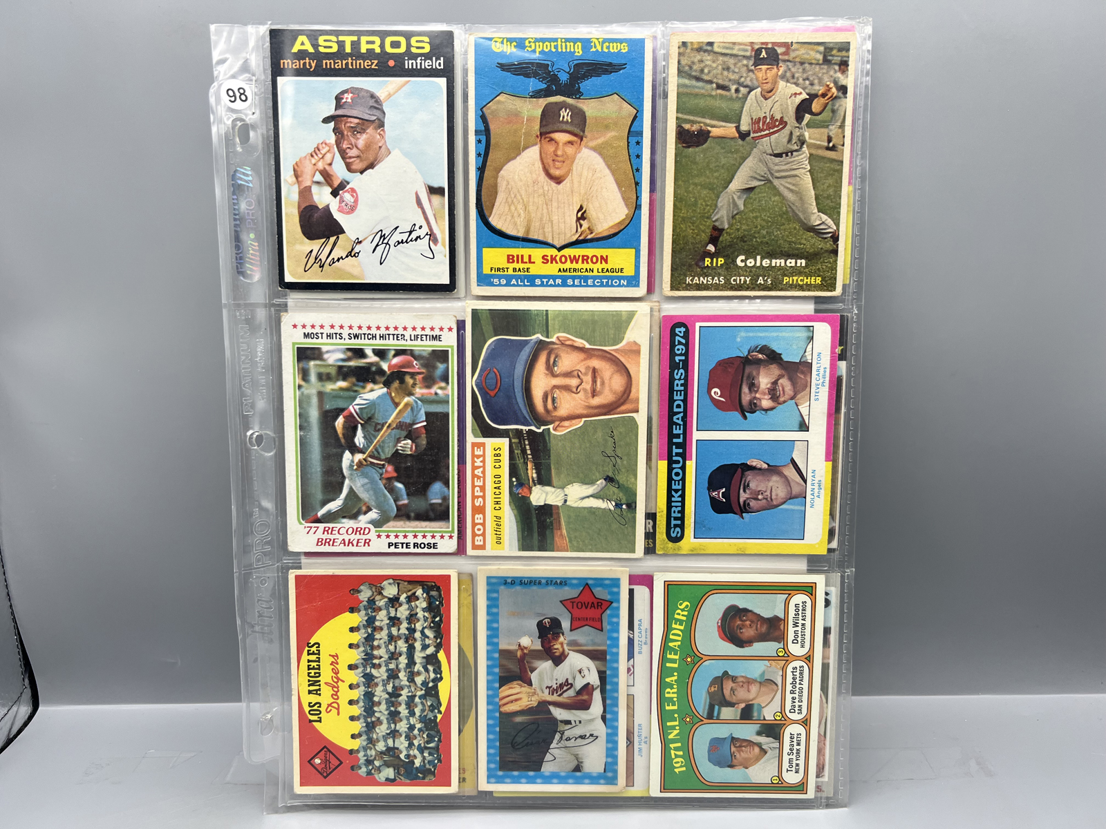(18) Assorted Vintage Baseball Cards W/ Stars - Varying Conditions