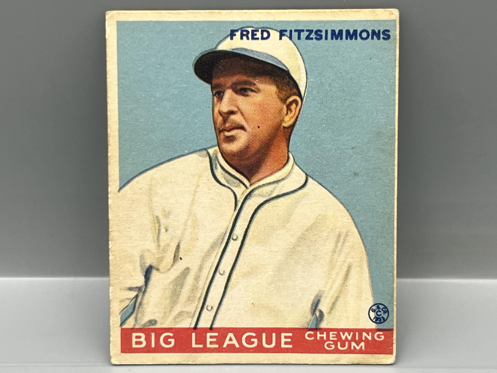 1933 Goudey Fred Fitzsimmons #130
