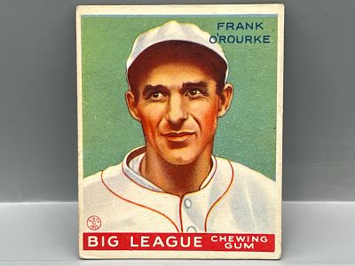 1933 Goudey Frank O'Rourke #87