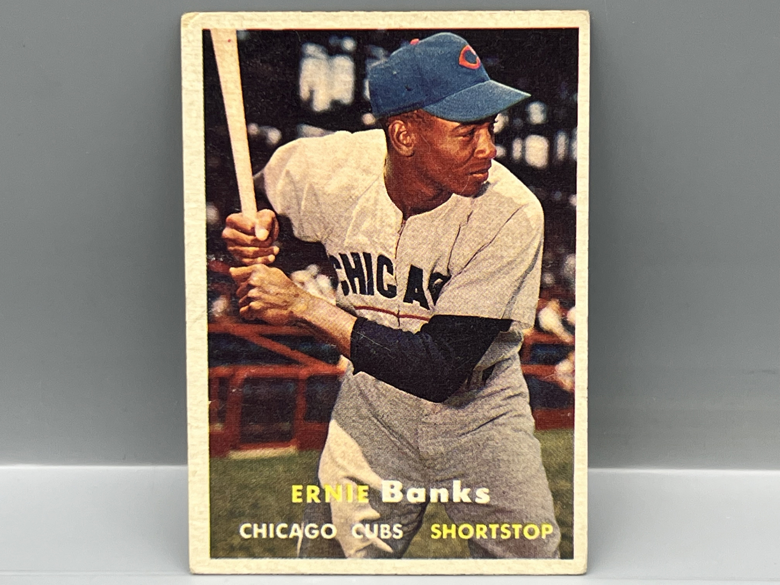 1957 Topps Ernie Banks #55