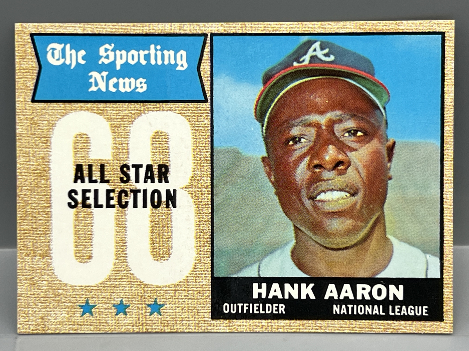 1968 Topps Hank Aaron All Star #370