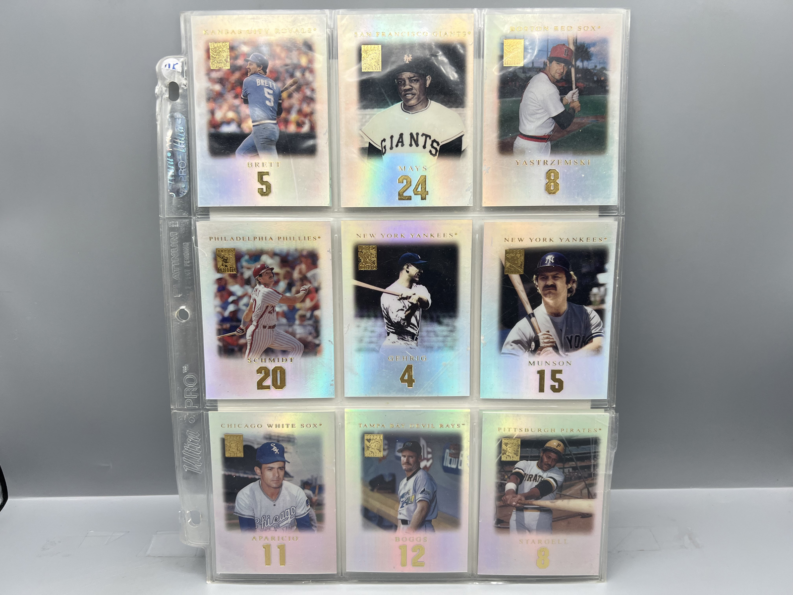 (18) 2001 Topps Tribute Baseball Cards W/ Stars