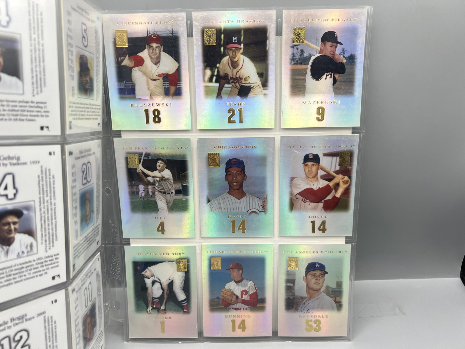 (18) 2001 Topps Tribute Baseball Cards W/ Stars