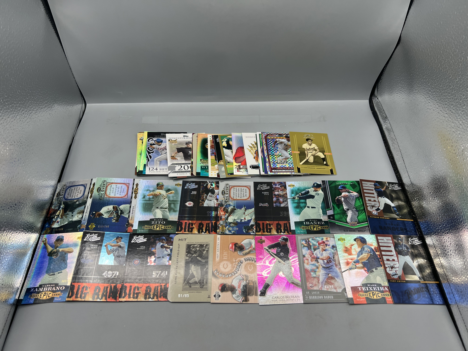 (40+) Assorted Baseball Serial Numbered Cards W/ Many Stars