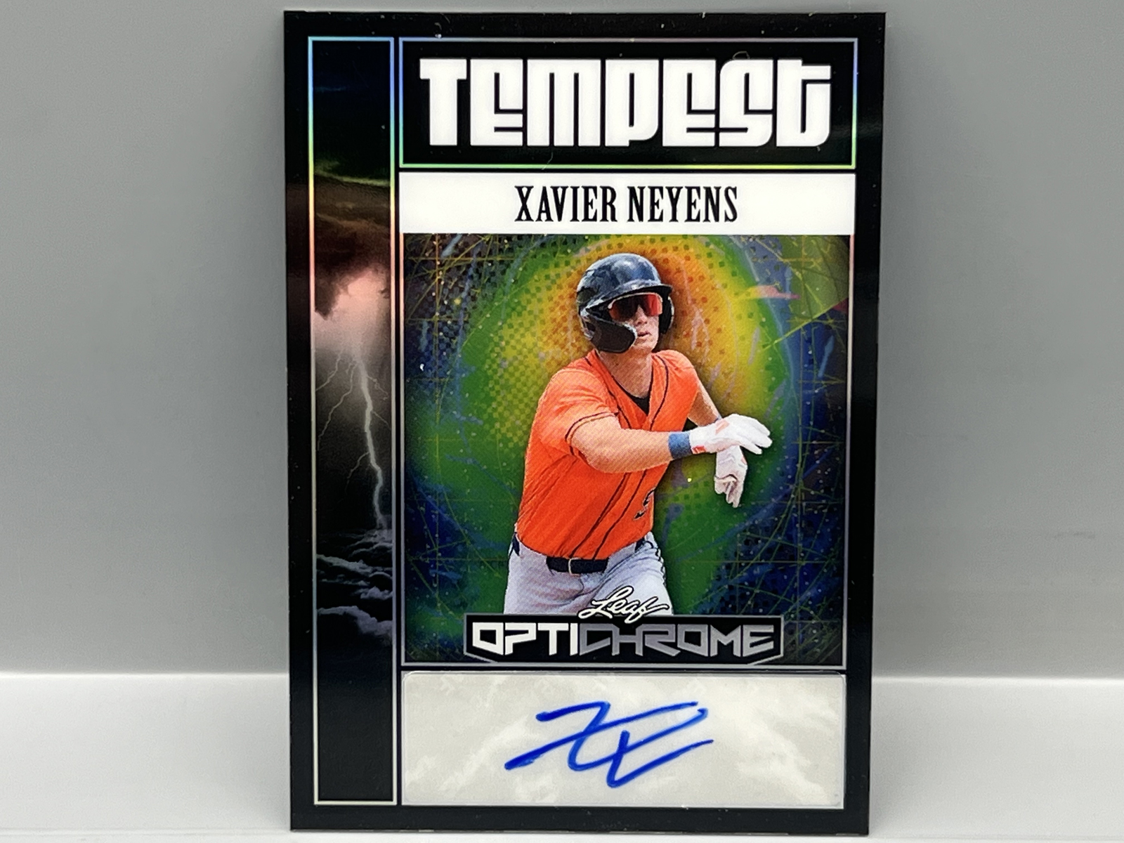 2025 Leaf Optichrome Xavier Neyens Tempest #1/1 Auto