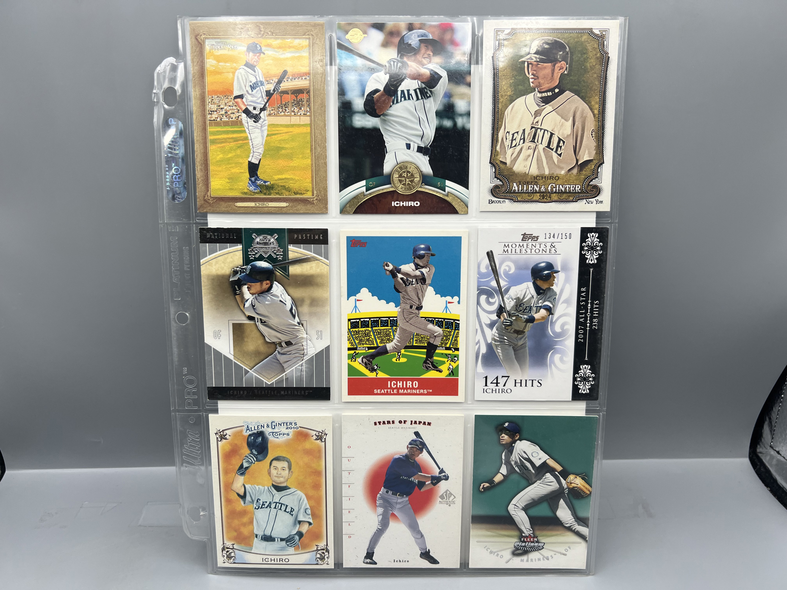 (9) Ichiro Suzuki Baseball Cards
