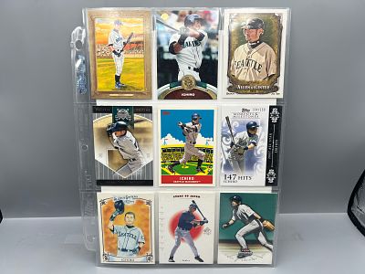 (9) Ichiro Suzuki Baseball Cards