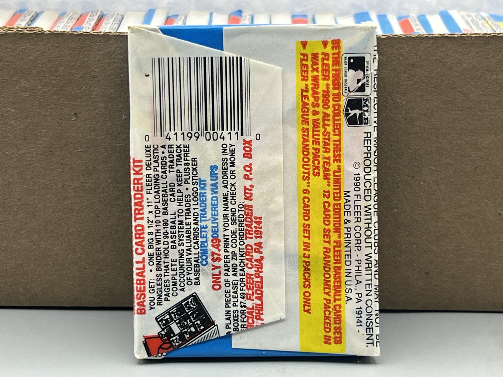 (34) 1990 Fleer Baseball Unopened Wax Packs