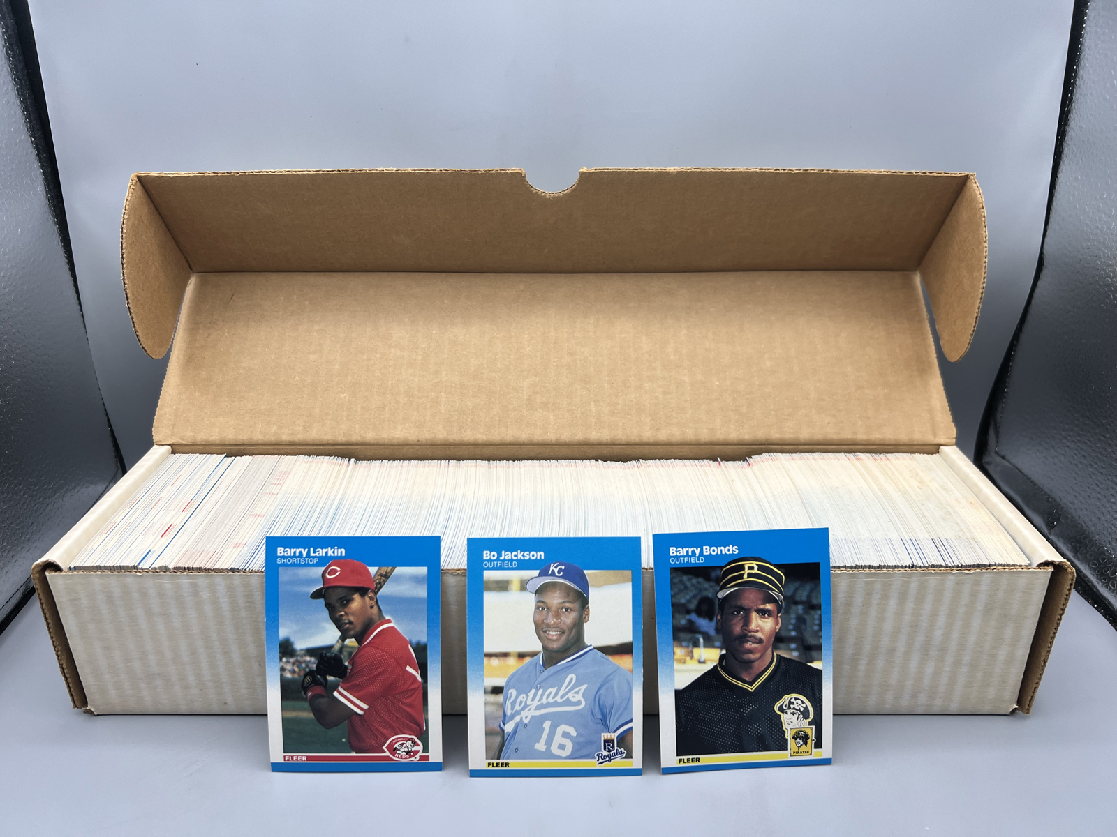 1987 Fleer Baseball Complete Set W/ Barry Larkin RC, Bo Jackson RC, & Barry Bonds RC