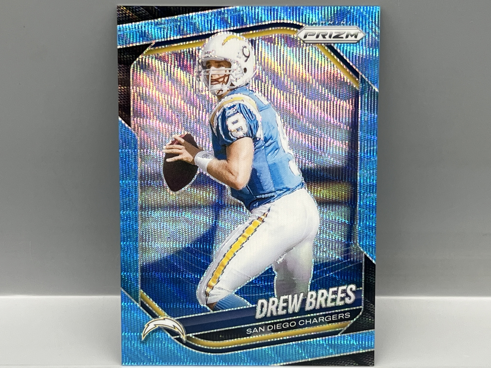 2025 Panini Prizm Drew Brees Blue Wave #/230