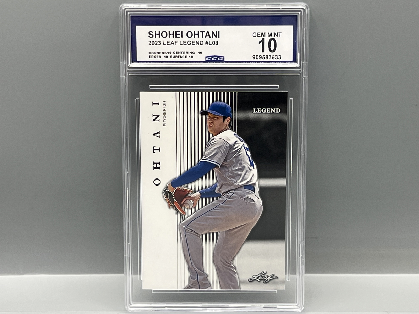 2023 Leaf Legend Shohei Ohtani #L08 - Slabbed By CCG Grading