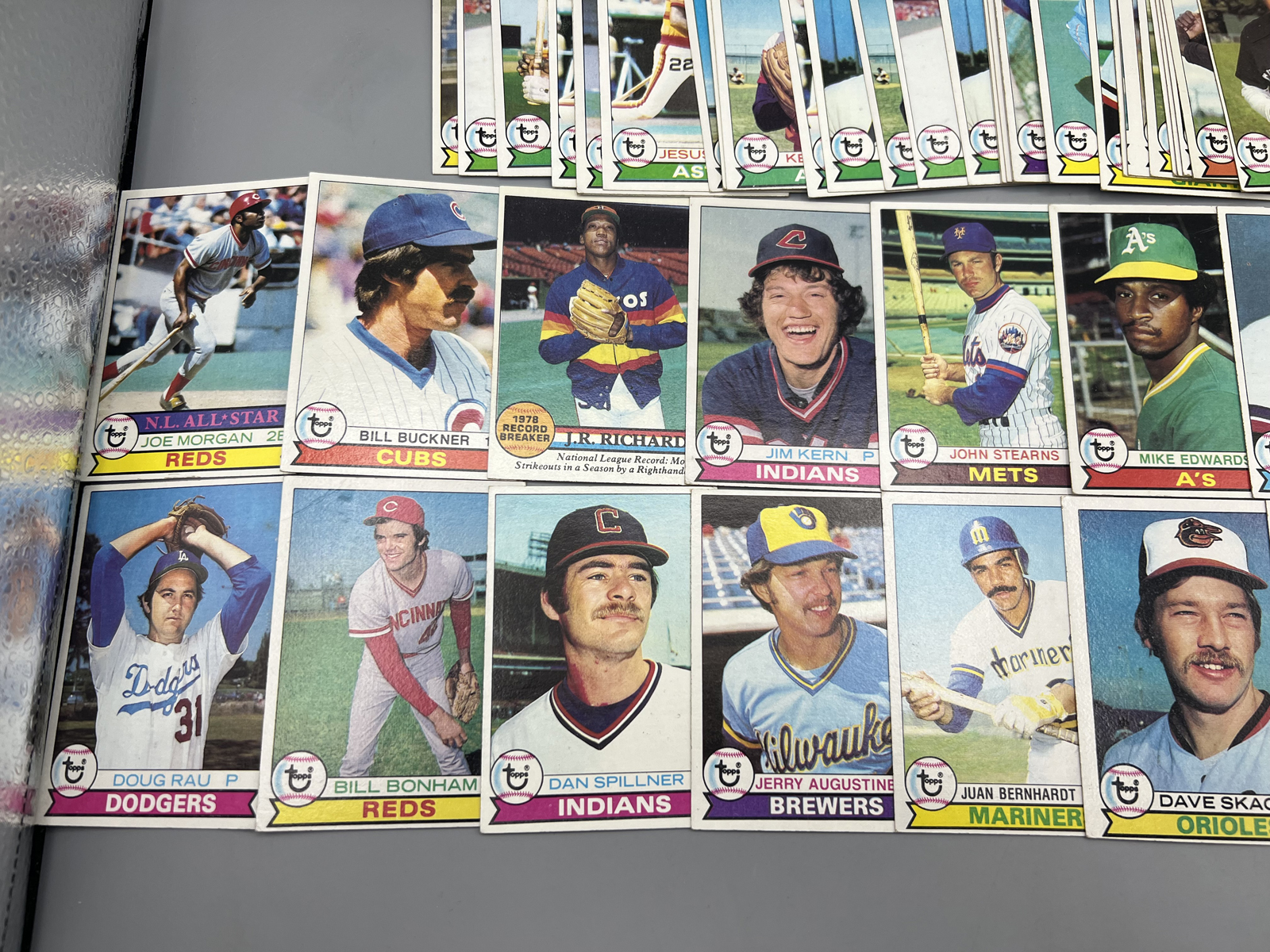 (50+) 1979 Topps Baseball Cards - Varying Conditions
