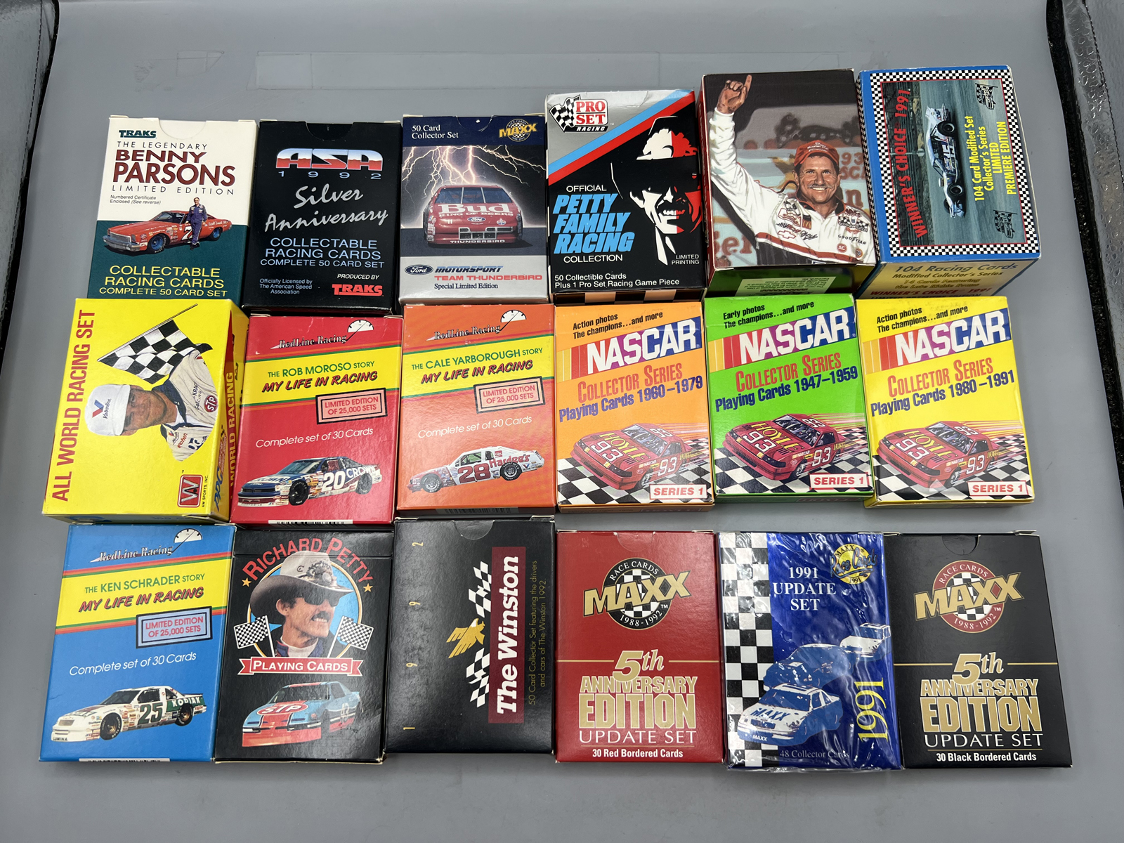 (18) Assorted Racing/Car Related Mini Sets