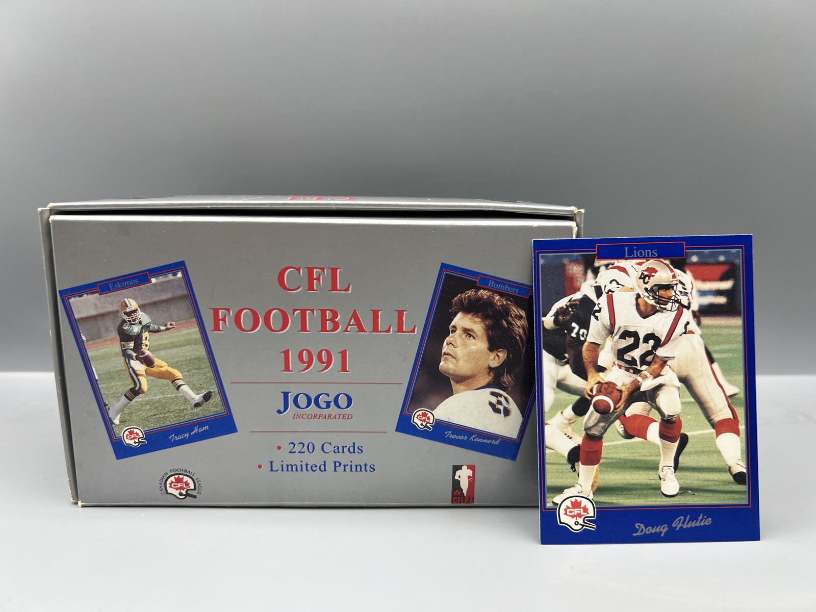 1991 Jogo Incorporated CFL Football Set W/ Doug Flutie RC