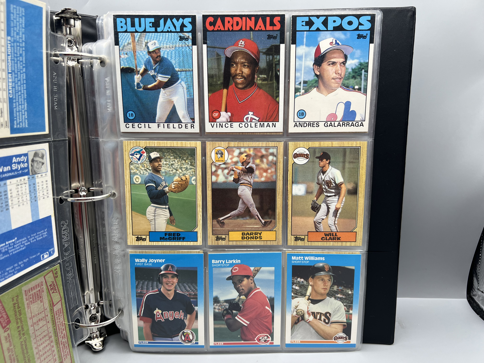 Binder of Assorted Baseball Rookie Cards W/ Lots of Stars - Varying Conditions