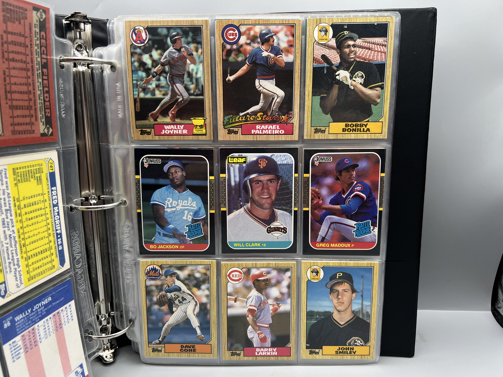 Binder of Assorted Baseball Rookie Cards W/ Lots of Stars - Varying Conditions