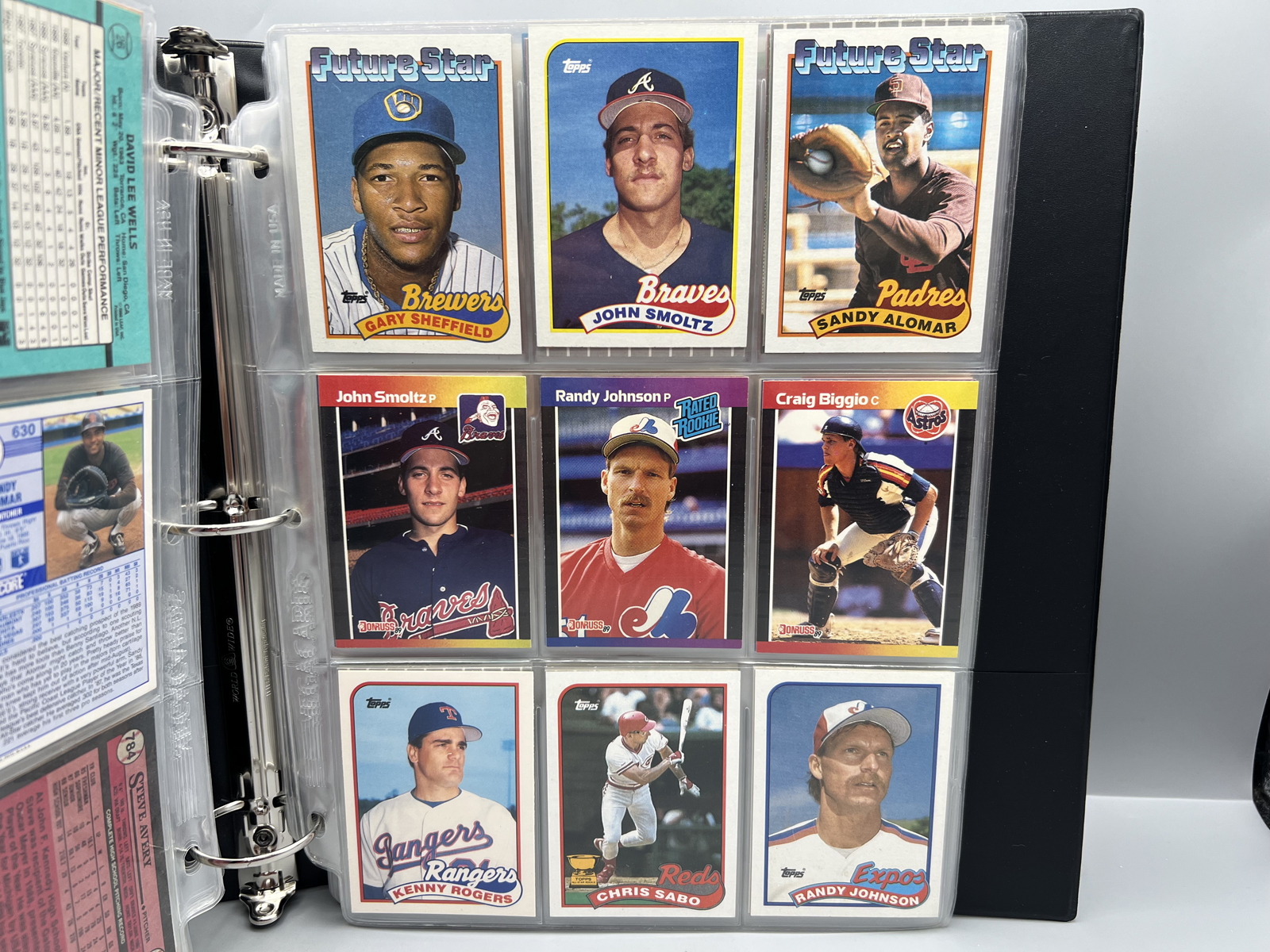 Binder of Assorted Baseball Rookie Cards W/ Lots of Stars - Varying Conditions