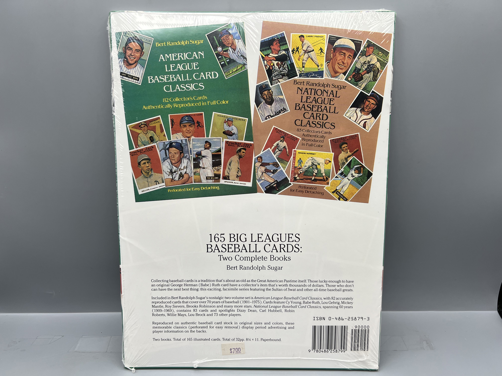 Bert Sugar's National League Baseball Card Classic Factory Sealed Reprint Book