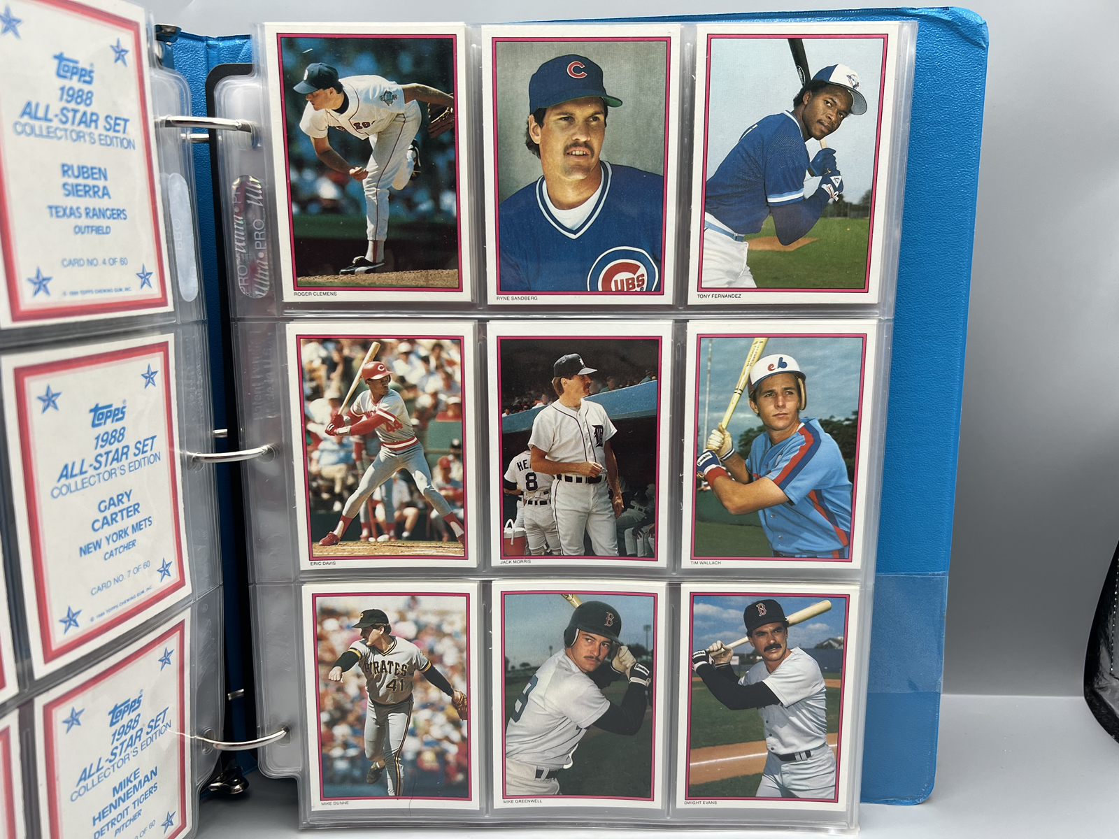 1987-1990 Topps All Star Glossy Complete Sets