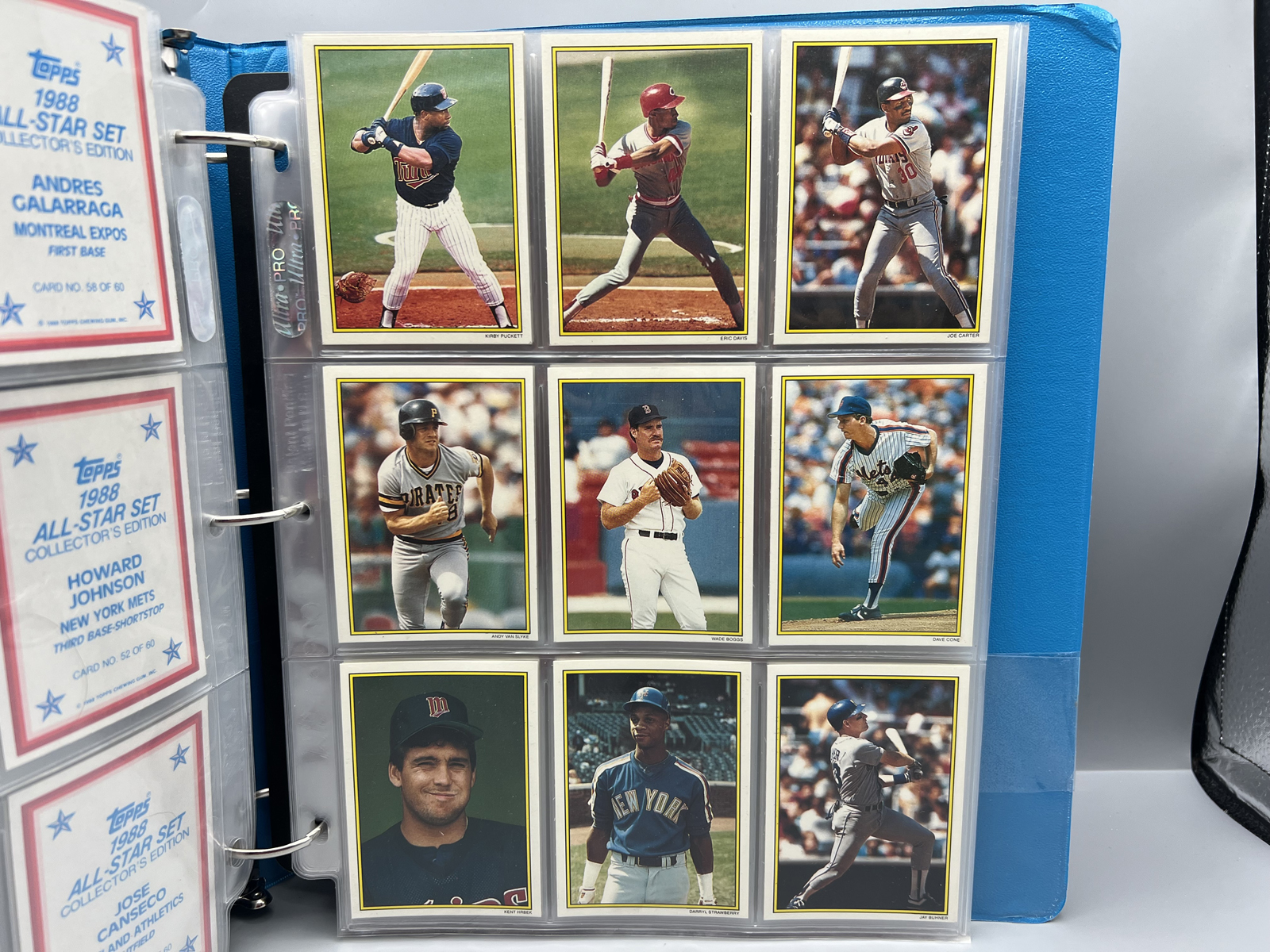 1987-1990 Topps All Star Glossy Complete Sets