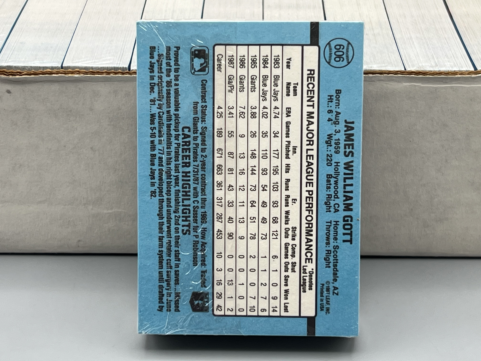 1988 Donruss Baseball Complete Factory Sealed Set